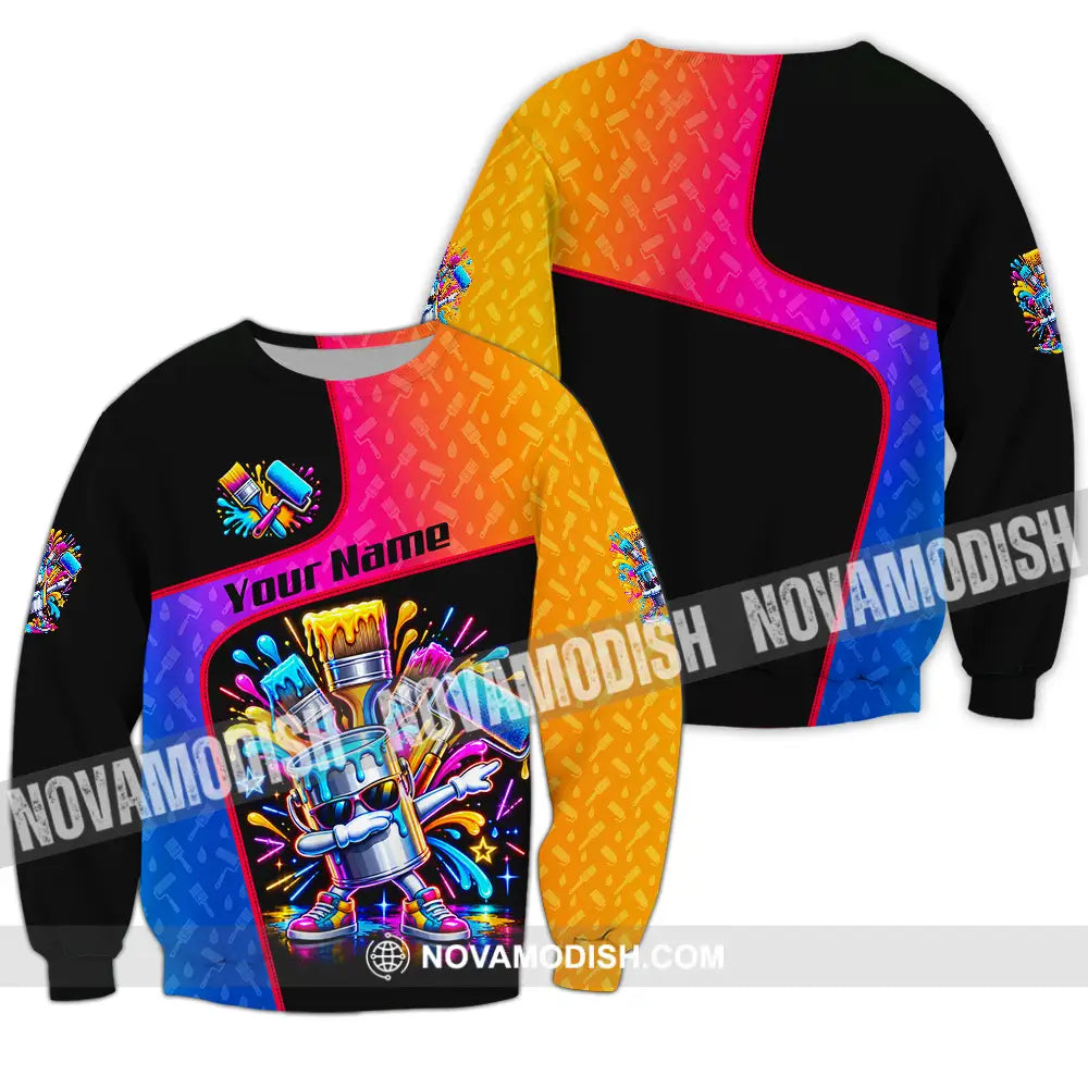 Unisex Shirt - Custom Painter Shirt - Long Sleeve / S - T-shirt