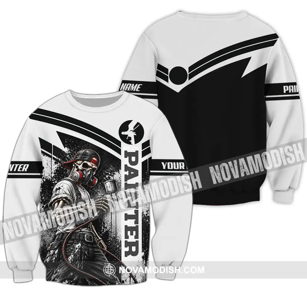 Unisex Shirt - Custom Painter Shirt - Long Sleeve / S - T-shirt