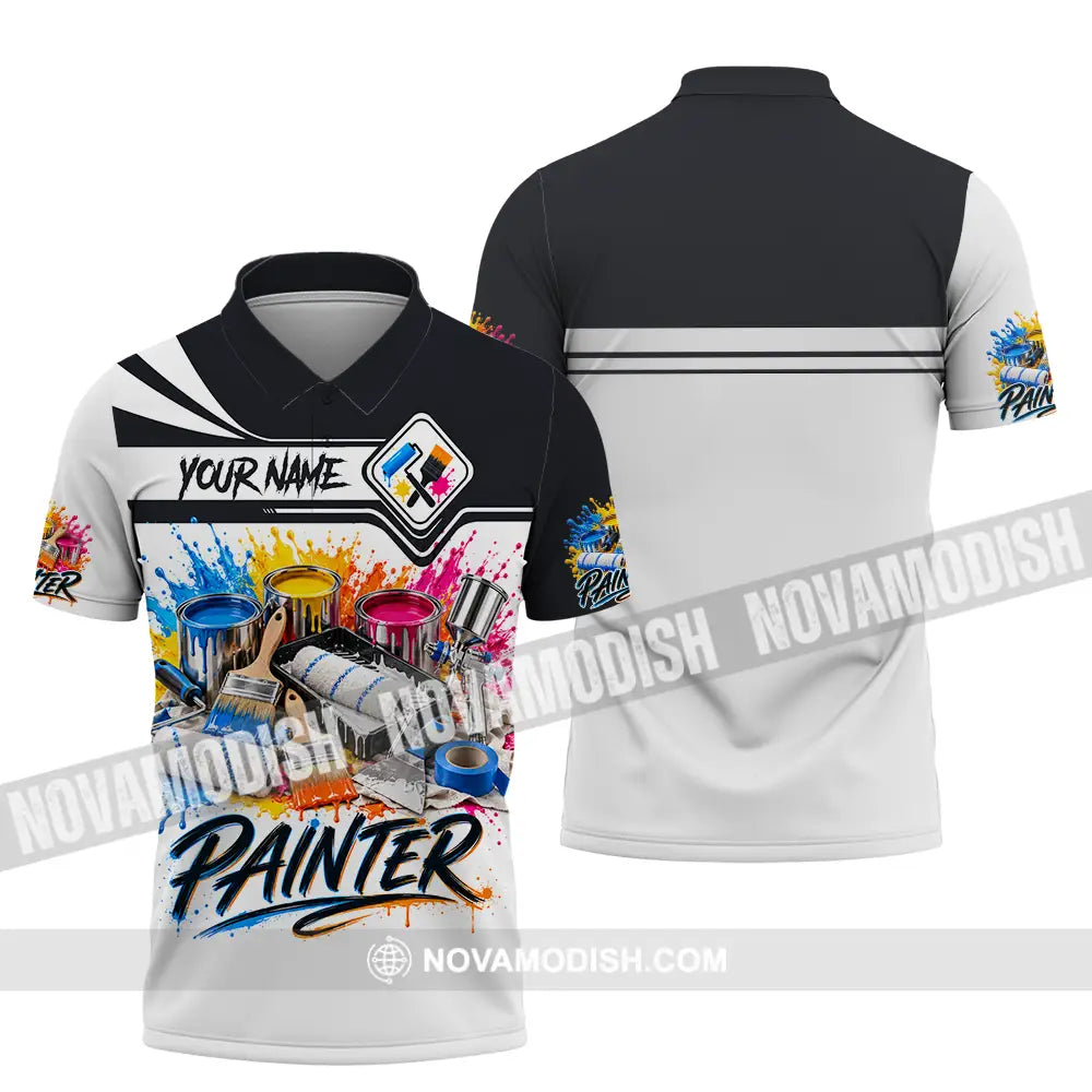 Unisex Shirt - Custom Painter Shirt - Polo Shirt / S - T-shirt
