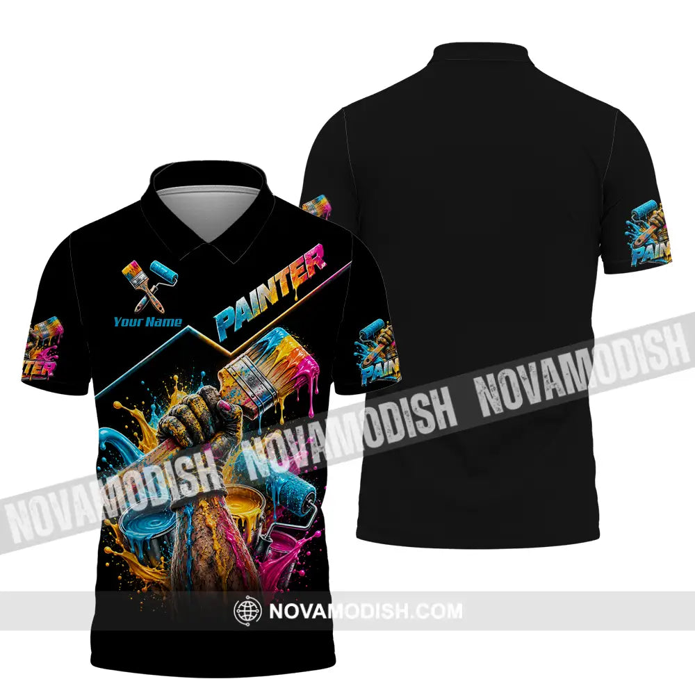 Unisex Shirt - Custom Painter Shirt - Polo Shirt / S - T-shirt