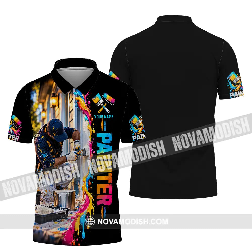 Unisex Shirt - Custom Painter Shirt - Polo Shirt / S - T-shirt