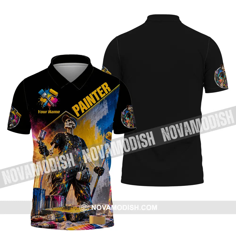 Unisex Shirt - Custom Painter Shirt - Polo Shirt / S - T-shirt