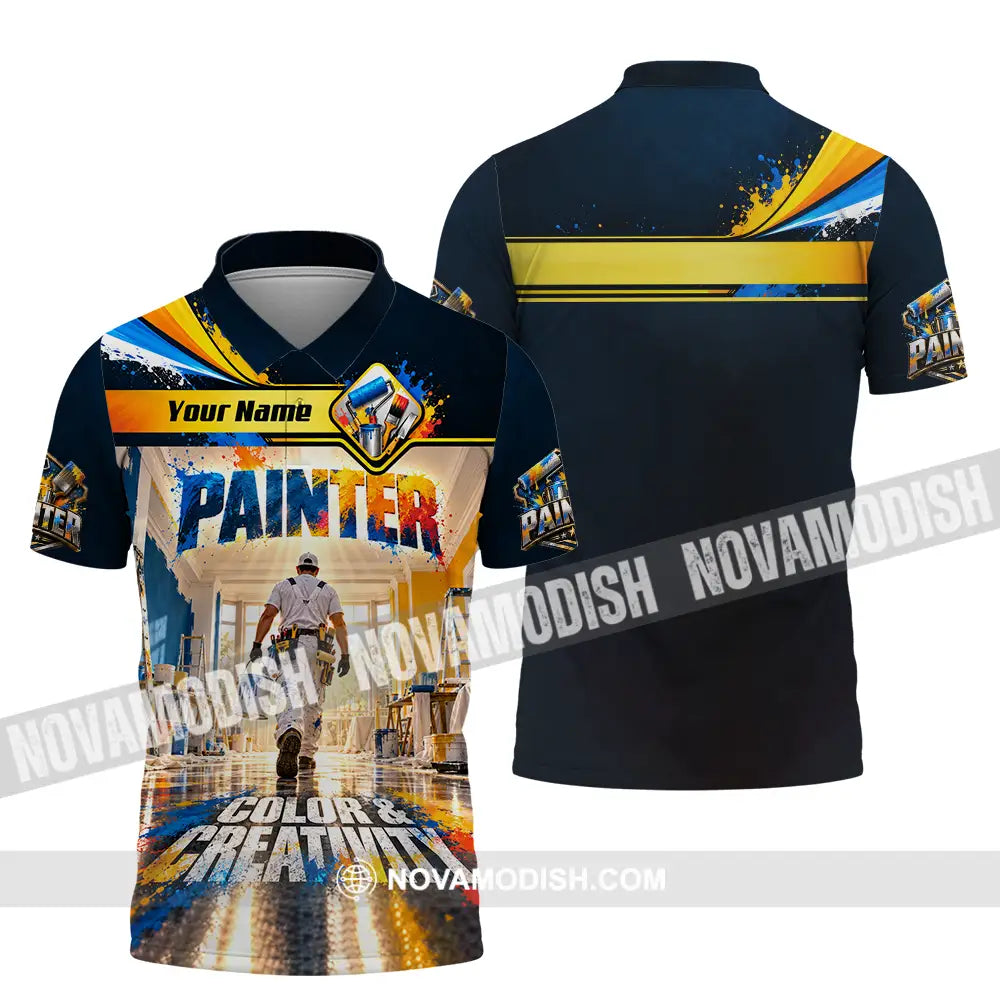 Unisex Shirt - Custom Painter Shirt - Polo Shirt / S - T-shirt