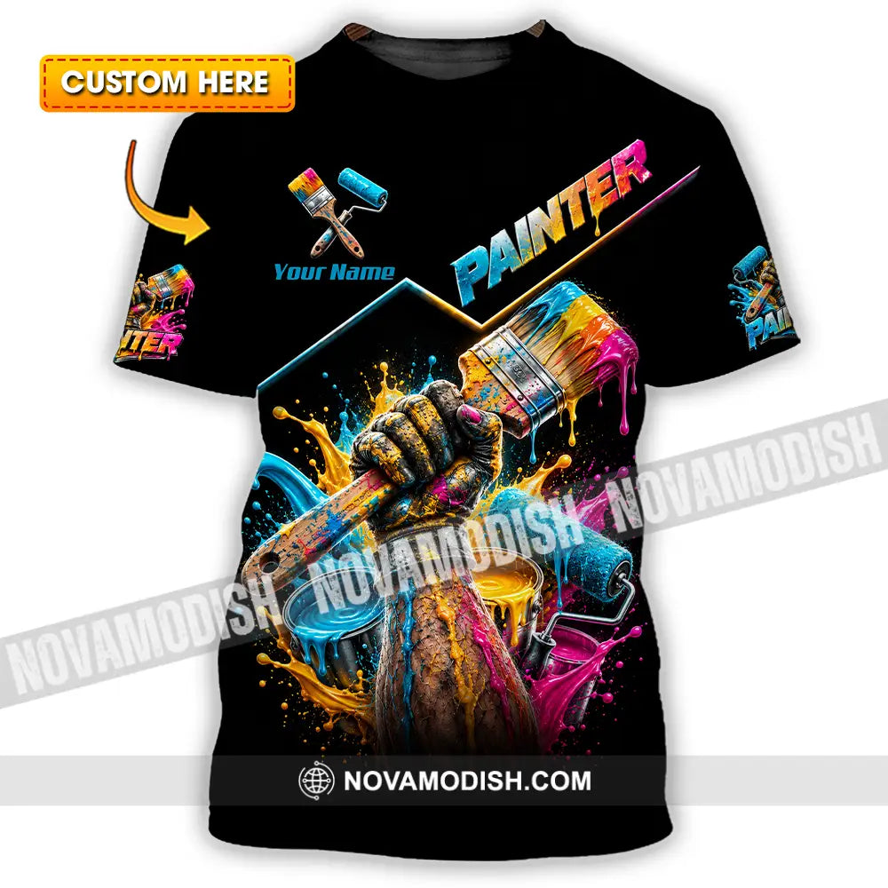Unisex Shirt - Custom Painter Shirt - T-shirt