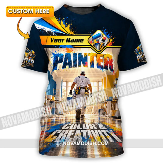 Unisex Shirt - Custom Painter Shirt - T-shirt