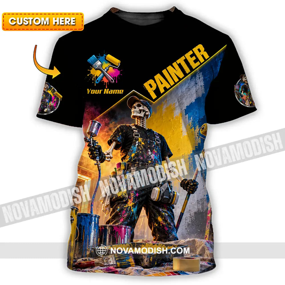 Unisex Shirt - Custom Painter Shirt - T-shirt