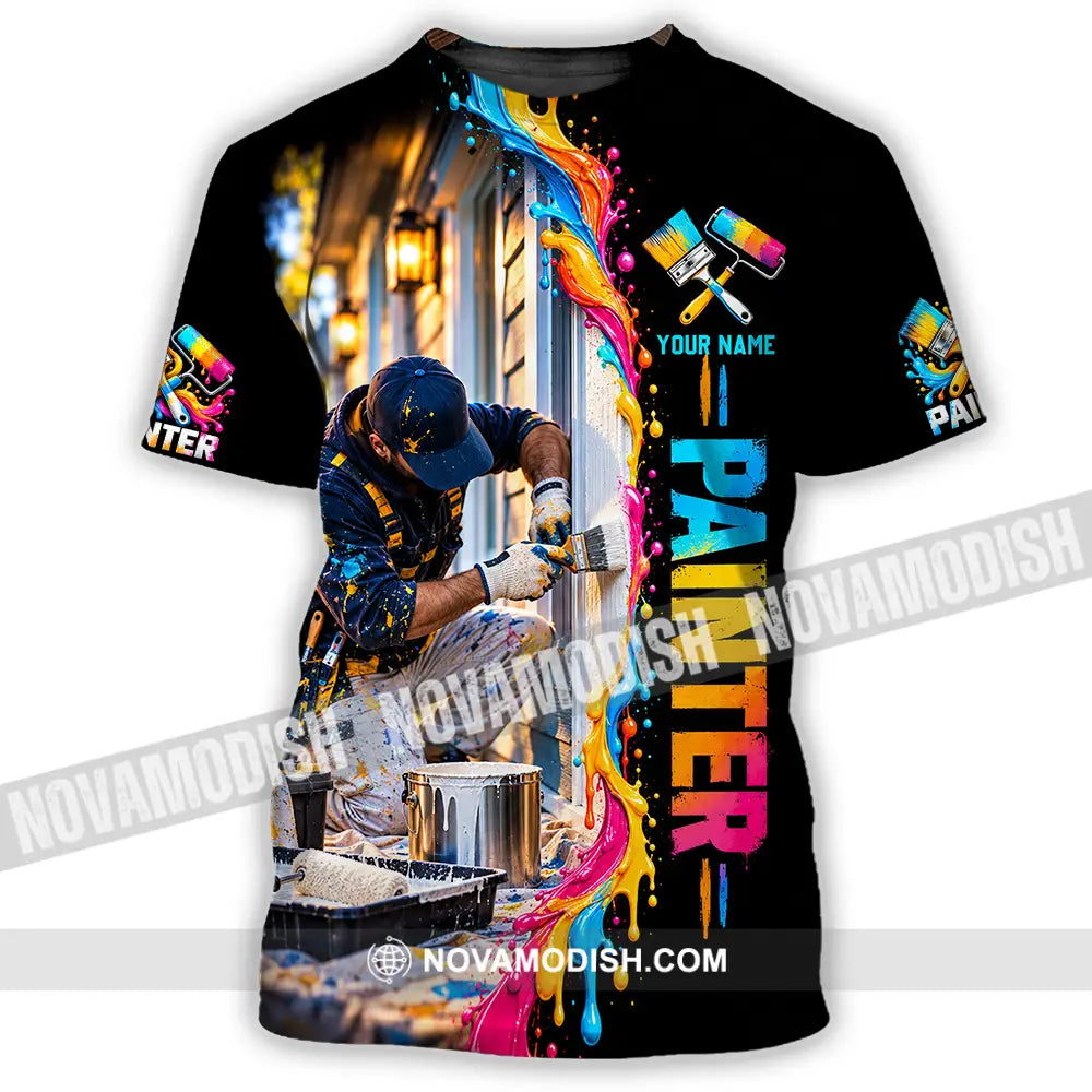 Unisex Shirt - Custom Painter Shirt - T-Shirt / S - T-shirt