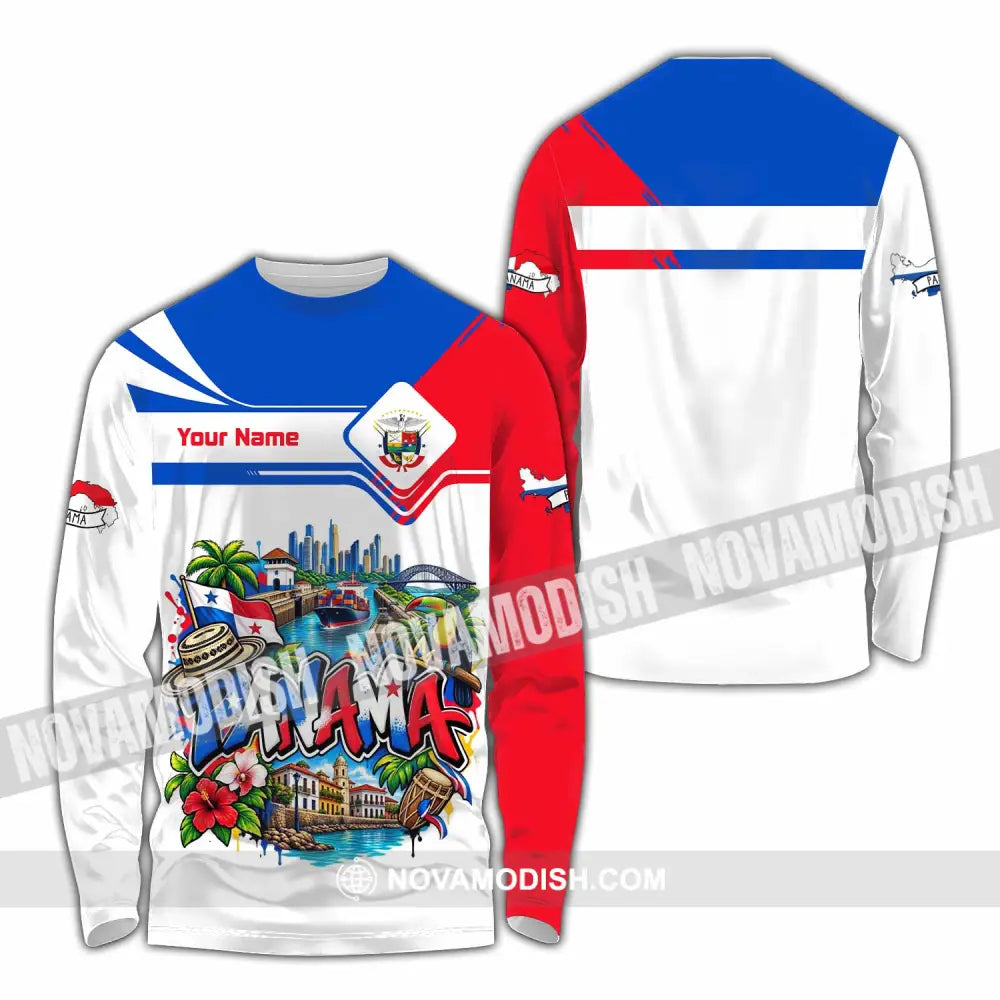 Unisex Shirt - Custom Panama Shirt - Long Sleeve Shirt / S - T-shirt