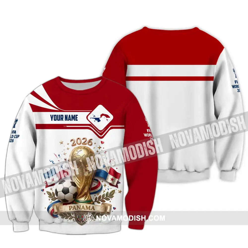Unisex Shirt - Custom Panama World Cup 2026 3D Shirt - Long Sleeve / S - T-shirt