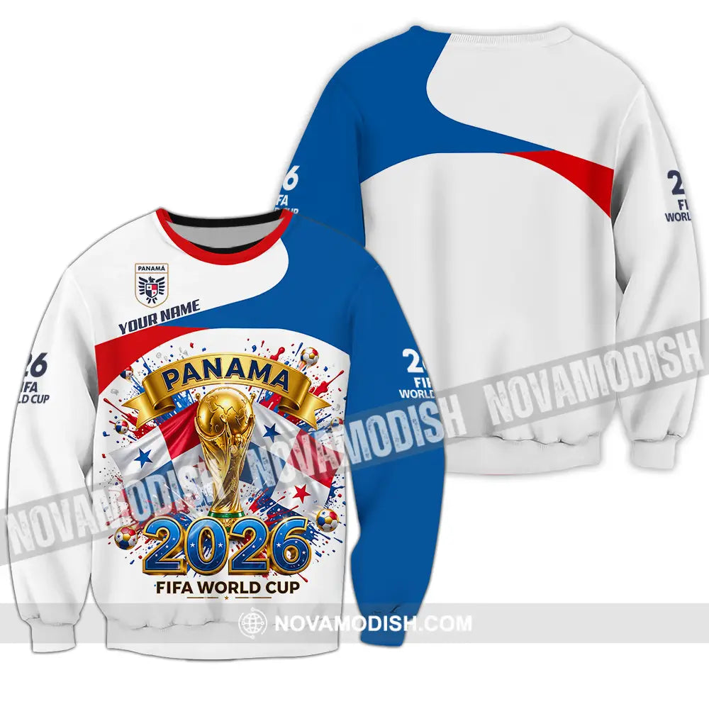 Unisex Shirt - Custom Panama World Cup 2026 3D Shirt - Long Sleeve / S - T-shirt