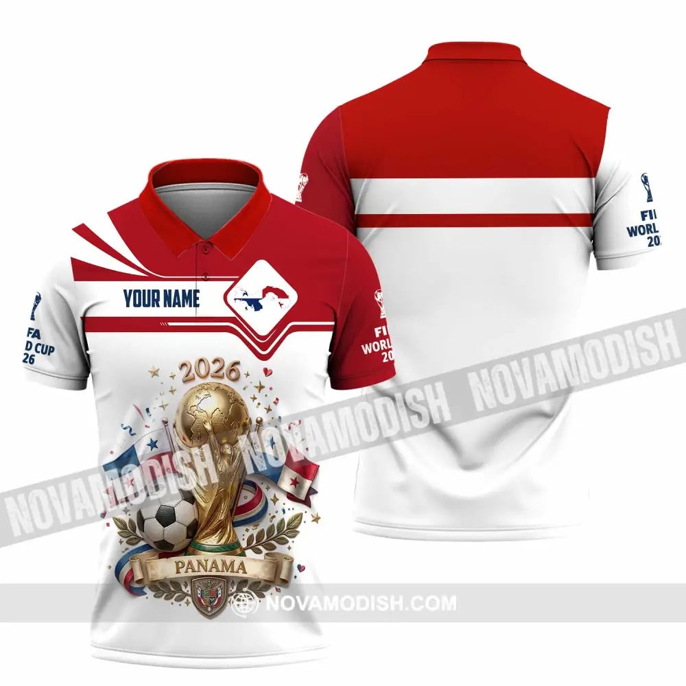Unisex Shirt - Custom Panama World Cup 2026 3D Shirt - Polo Shirt / S - T-shirt