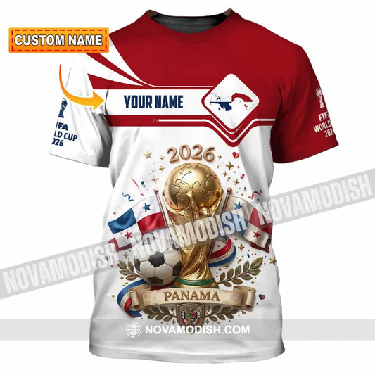 Unisex Shirt - Custom Panama World Cup 2026 3D Shirt - T-shirt