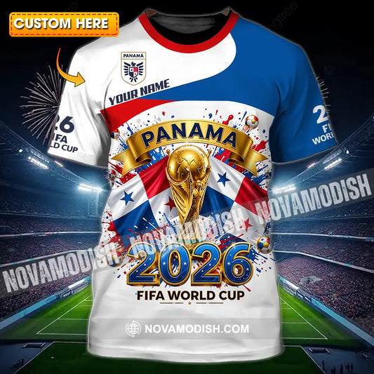 Unisex Shirt - Custom Panama World Cup 2026 3D Shirt - T-shirt
