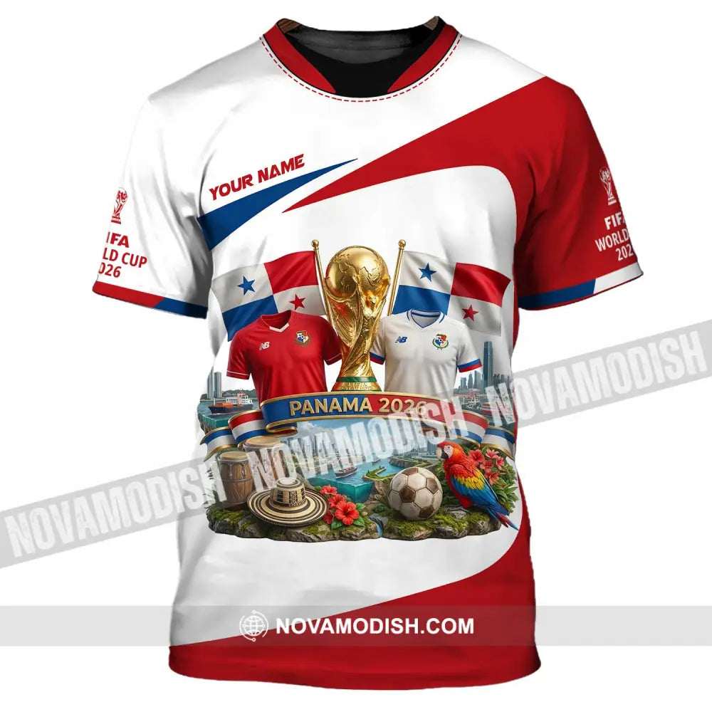 Unisex Shirt - Custom Panama World Cup 2026 3D Shirt - T-Shirt / S - T-shirt