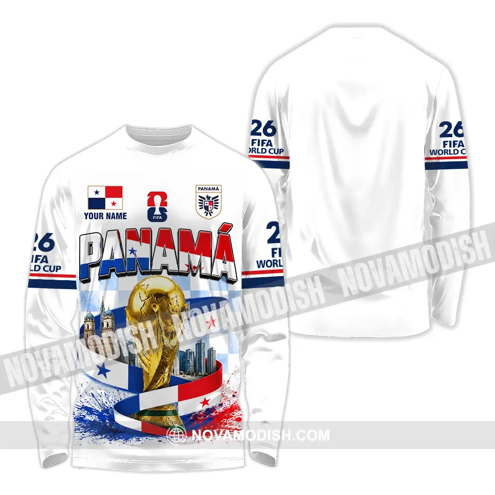 Unisex Shirt - Custom Panama World Cup 2026 Shirt - Long Sleeve Shirt / S - T-shirt