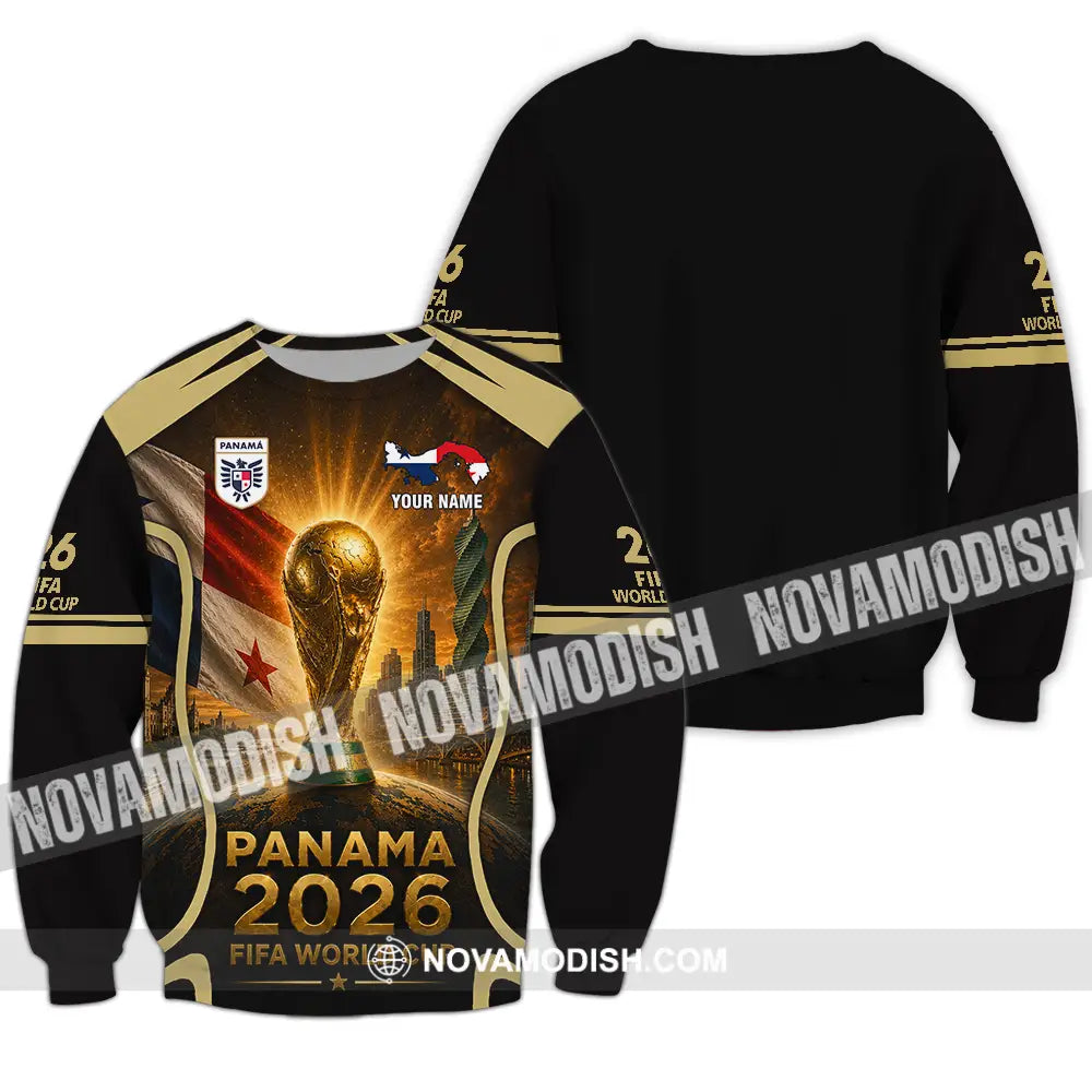 Unisex Shirt - Custom Panama World Cup 2026 Shirt - Long Sleeve / S - T-shirt