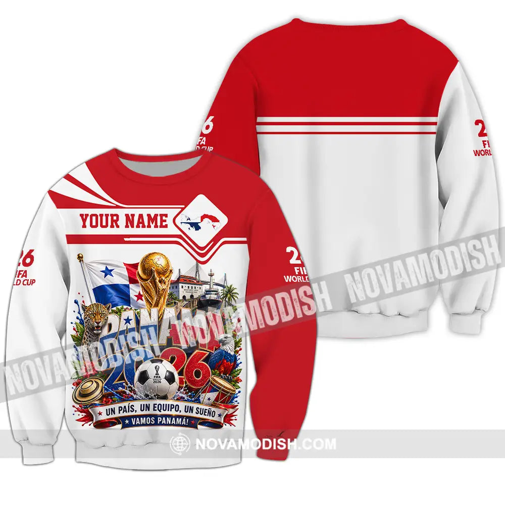 Unisex Shirt - Custom Panama World Cup 2026 Shirt - Long Sleeve / S - T-shirt