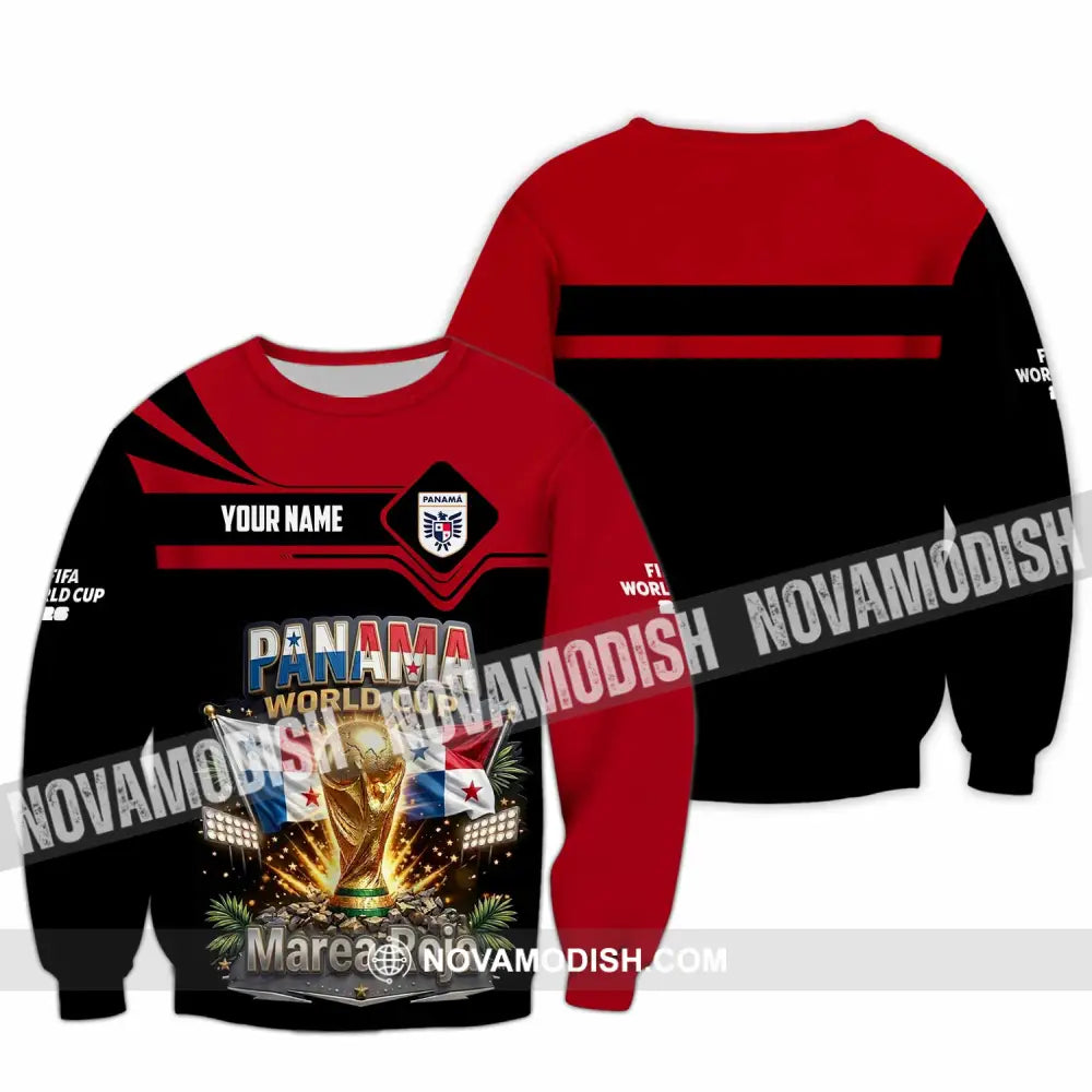 Unisex Shirt - Custom Panama World Cup 2026 Shirt - Long Sleeve / S - T-shirt