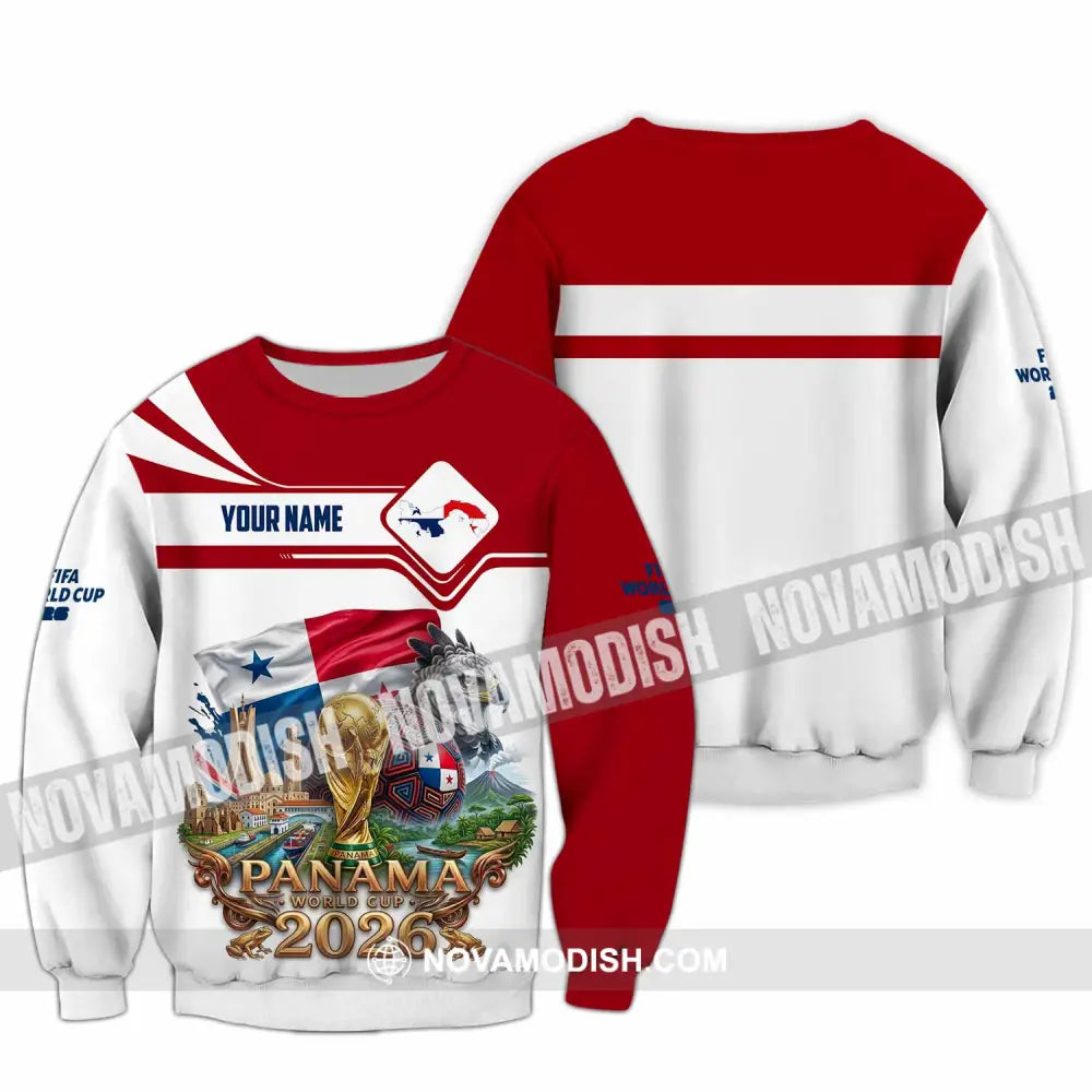 Unisex Shirt - Custom Panama World Cup 2026 Shirt - Long Sleeve / S - T-shirt