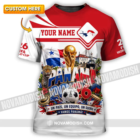 Unisex Shirt - Custom Panama World Cup 2026 Shirt - T-shirt