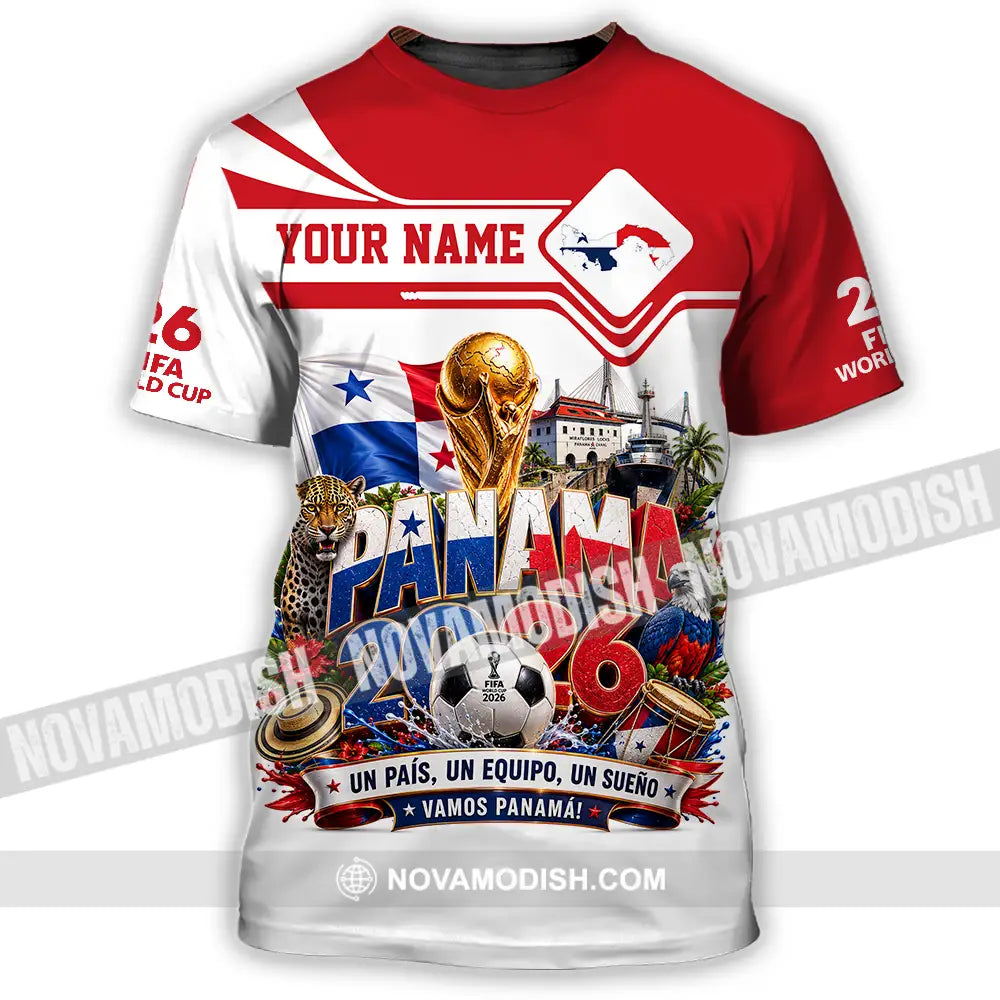Unisex Shirt - Custom Panama World Cup 2026 Shirt - T-Shirt / S - T-shirt