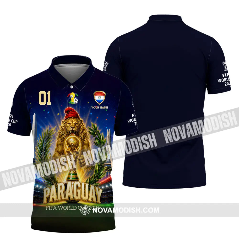 Unisex Shirt - Custom Paraguay World Cup 2026 Shirt - Polo Shirt / S - T-shirt