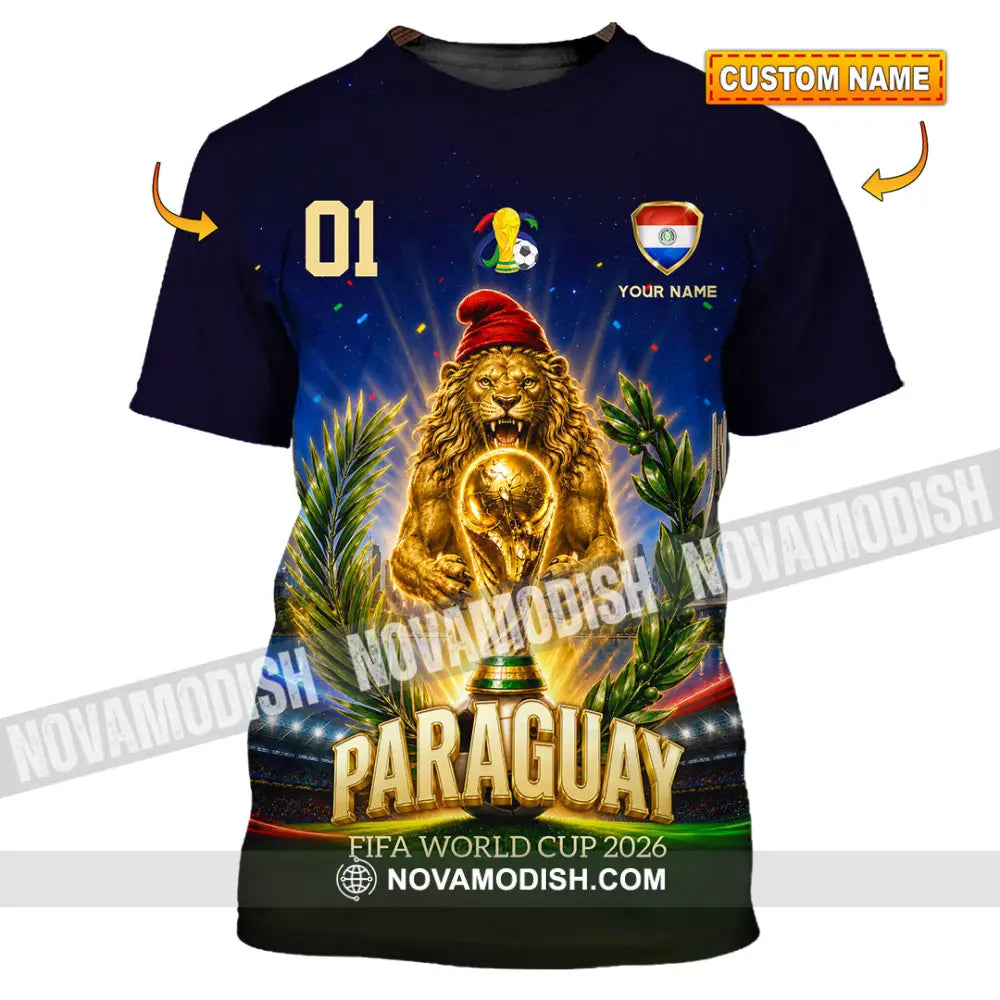 Unisex Shirt - Custom Paraguay World Cup 2026 Shirt - T-shirt