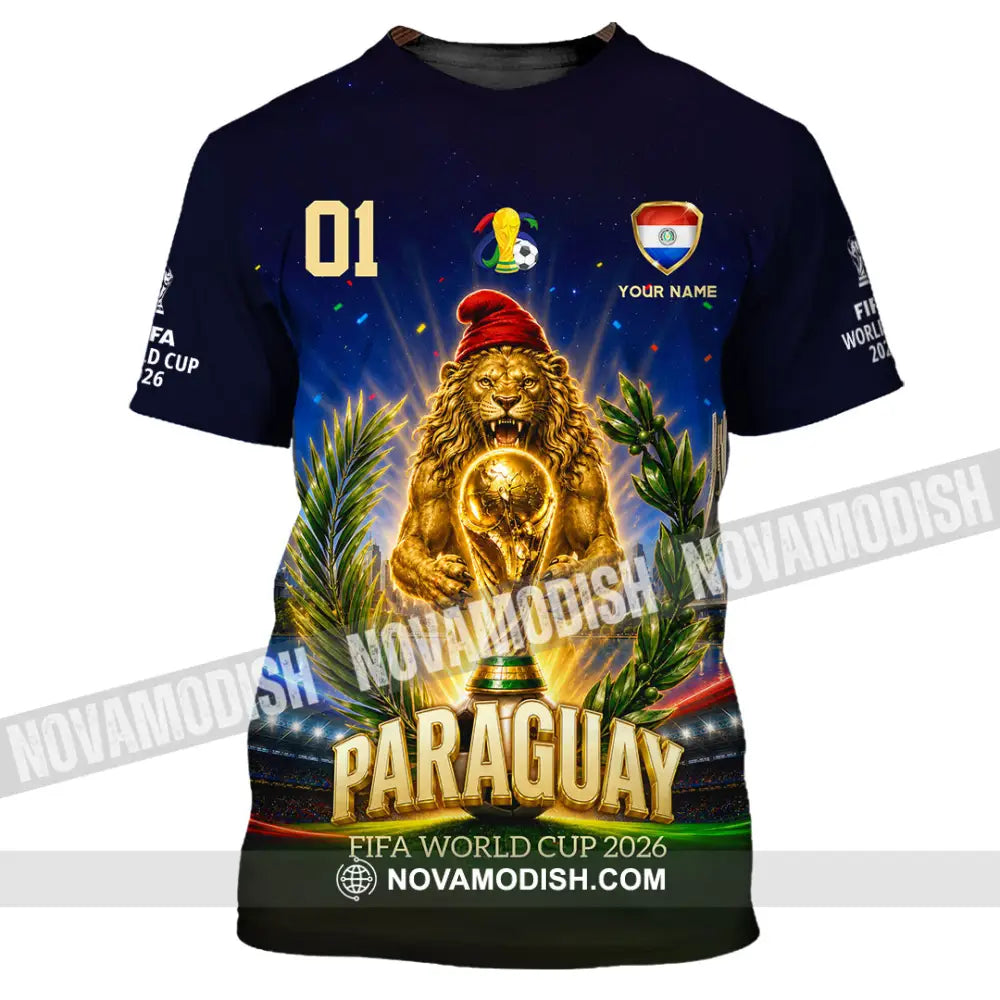 Unisex Shirt - Custom Paraguay World Cup 2026 Shirt - T-Shirt / S - T-shirt