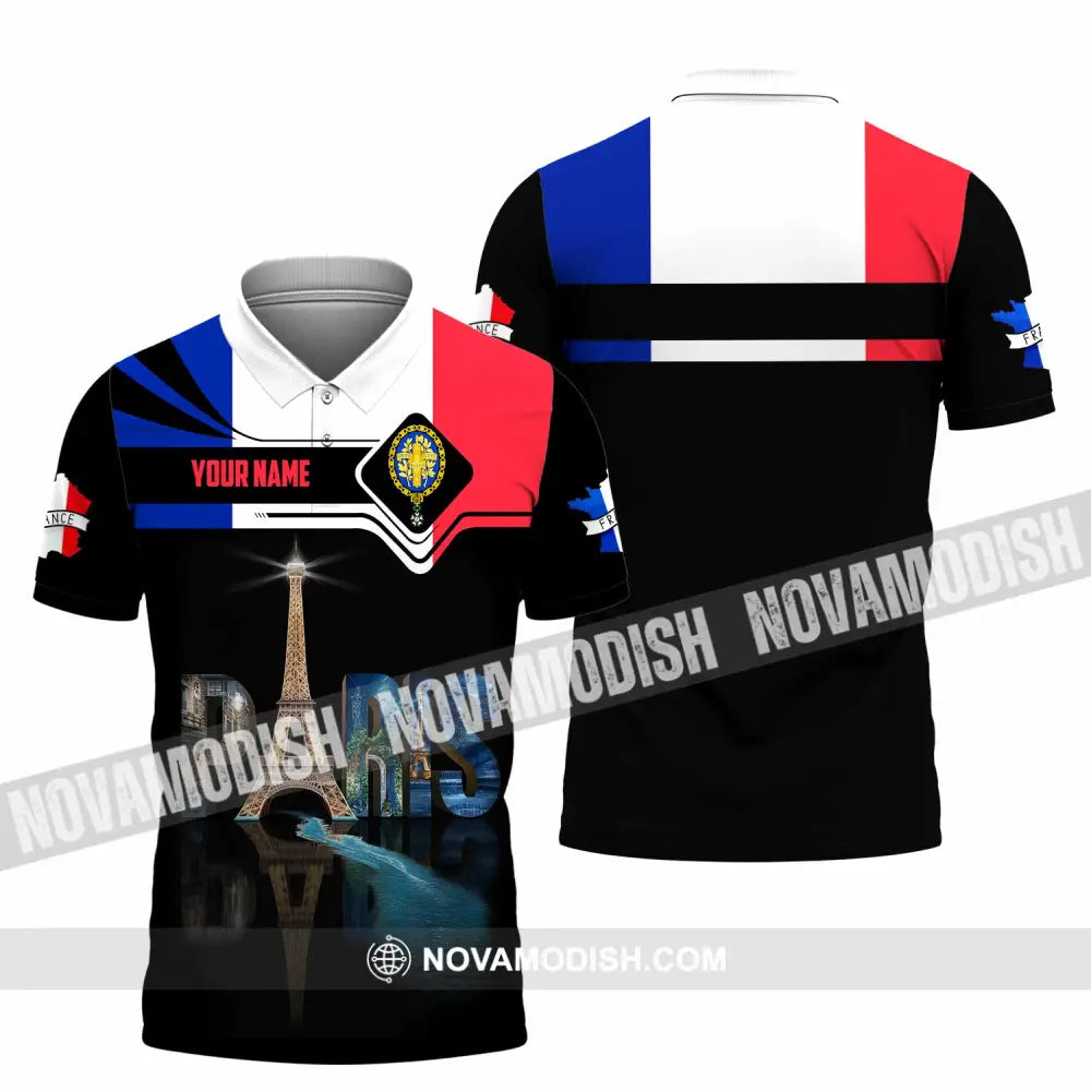 Unisex Shirt - Custom Paris 3D Shirt Polo Shirt / S T-shirt