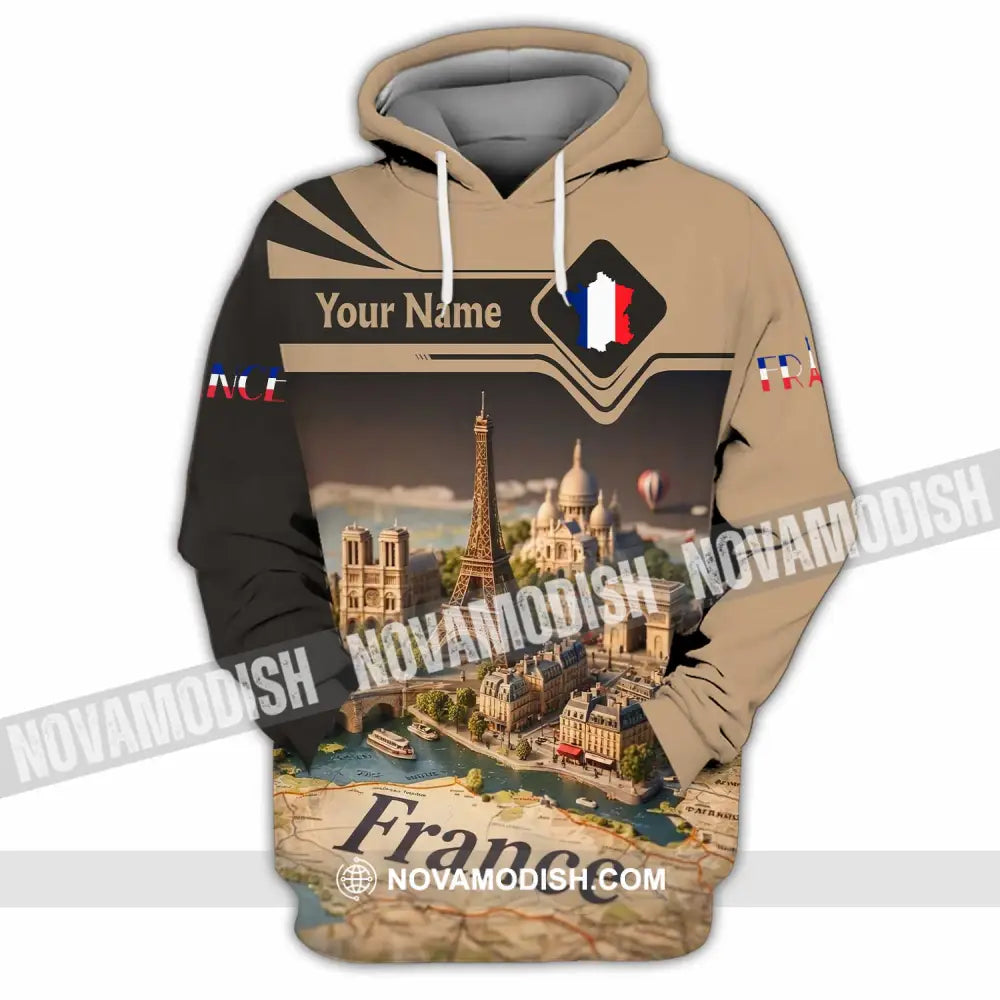Unisex Shirt - Custom Paris France 3D Shirt Hoodie / S T-shirt
