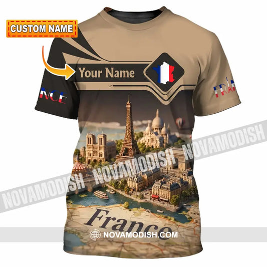 Unisex Shirt - Custom Paris France 3D Shirt T-shirt