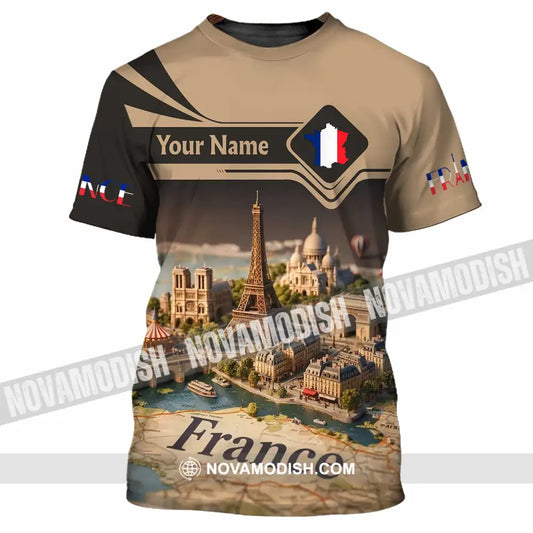 Unisex Shirt - Custom Paris France 3D Shirt T-Shirt / S T-shirt