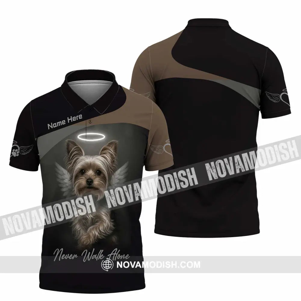 Unisex Shirt - Custom Pet Lover Never Walk Alone 3D Shirt Polo Shirt / S T-shirt