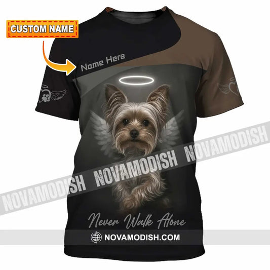 Unisex Shirt - Custom Pet Lover Never Walk Alone 3D Shirt T-shirt
