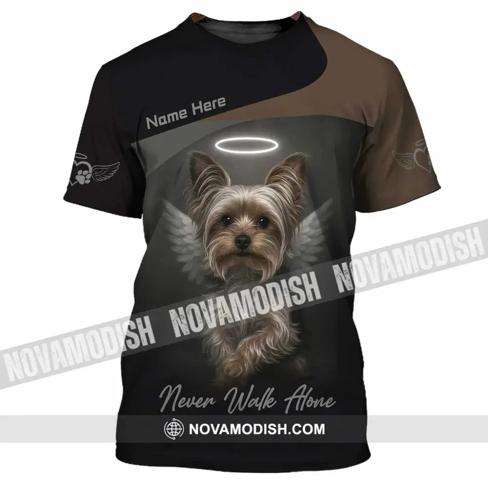 Unisex Shirt - Custom Pet Lover Never Walk Alone 3D Shirt T-Shirt / S T-shirt