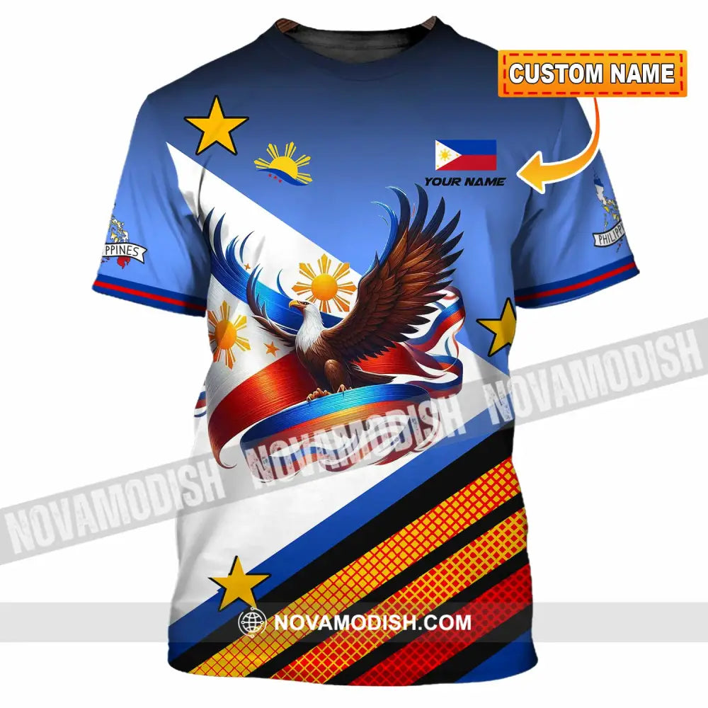 Unisex Shirt - Custom Philippines 3D Shirt T-shirt
