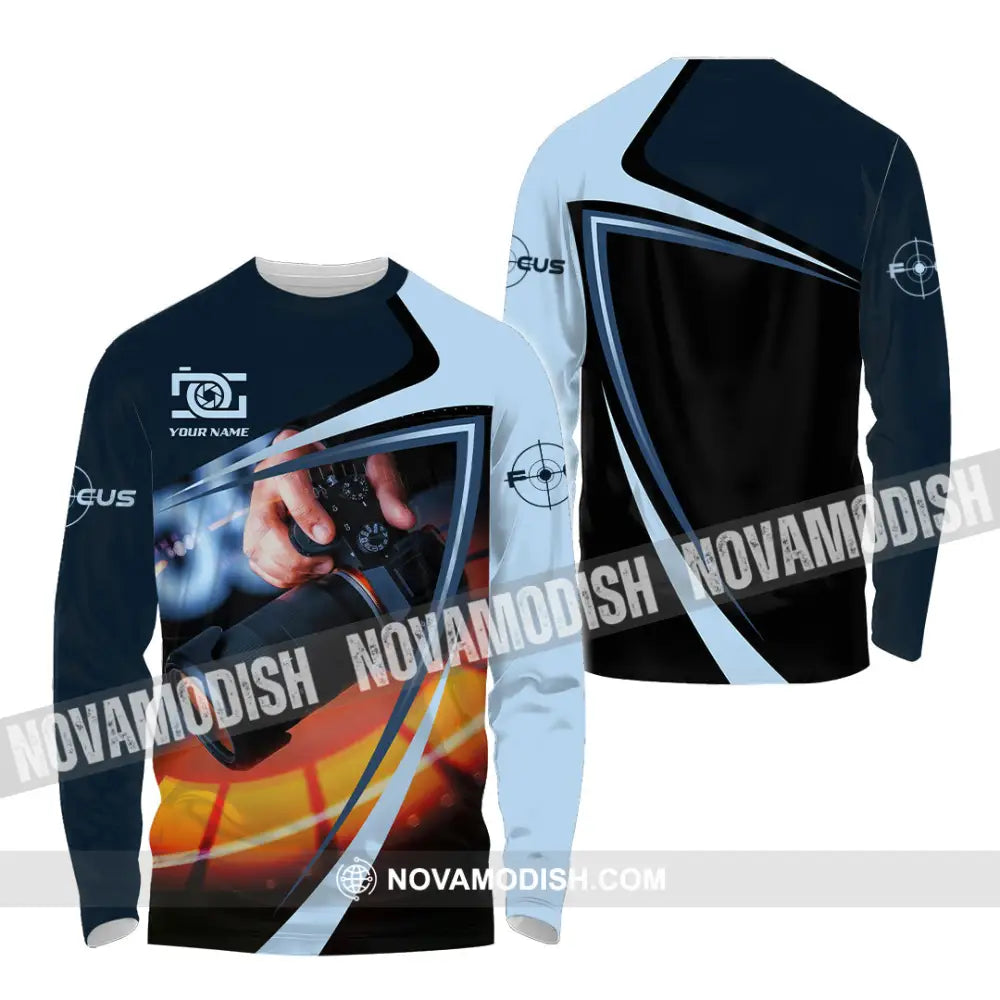 Unisex Shirt - Custom Photograph 3D Shirt Long Sleeve Shirt / S T-shirt