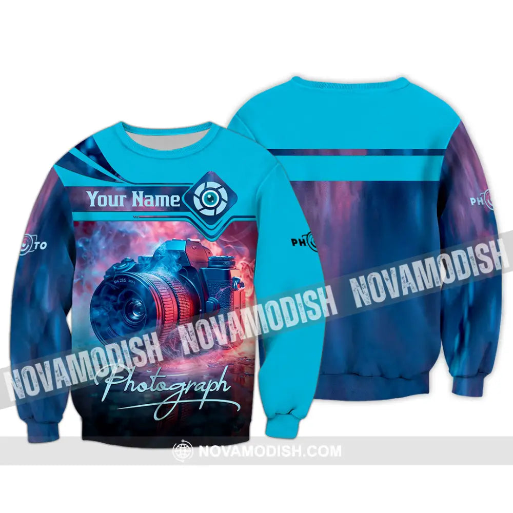 Unisex Shirt - Custom Photograph 3D Shirt Long Sleeve / S T-shirt