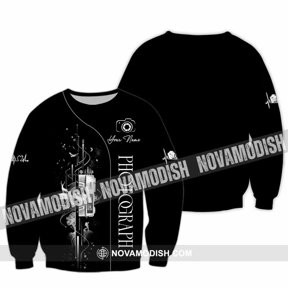 Unisex Shirt - Custom Photograph 3D Shirt - Long Sleeve / S - T-shirt