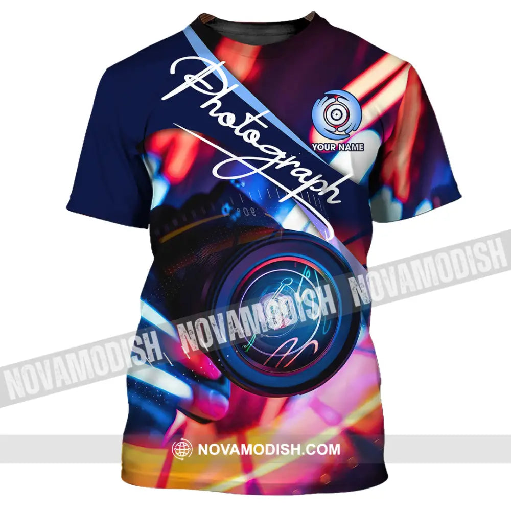 Unisex Shirt - Custom Photograph 3D Shirt T-Shirt / S T-shirt