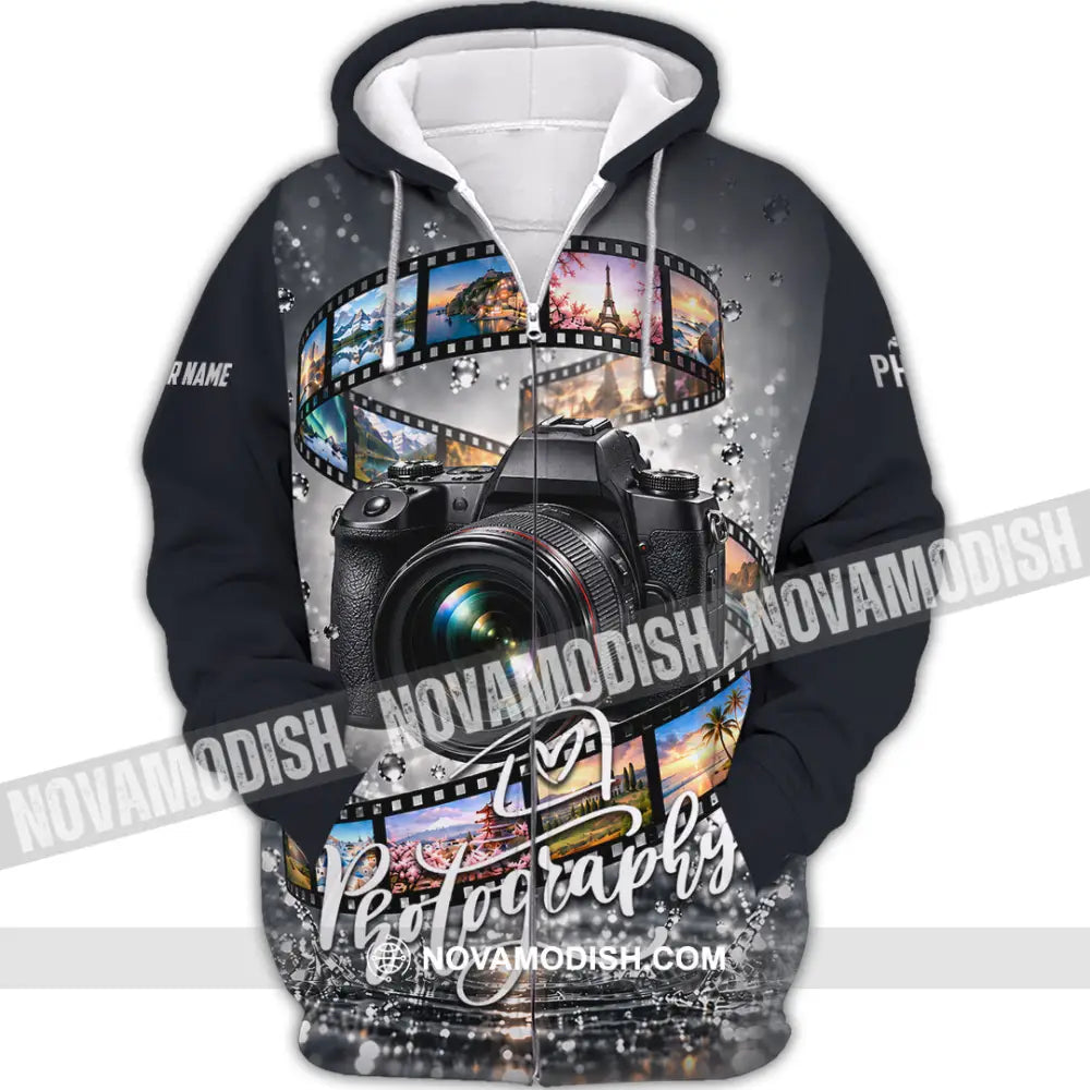 Unisex Shirt - Custom Photograph Shirt - Zipper Hoodie / S - T-shirt