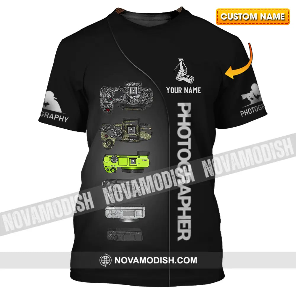 Unisex Shirt - Custom Photographer 3D Shirt T-shirt