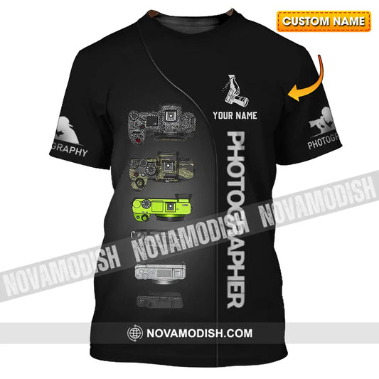 Unisex Shirt - Custom Photographer 3D Shirt T-shirt
