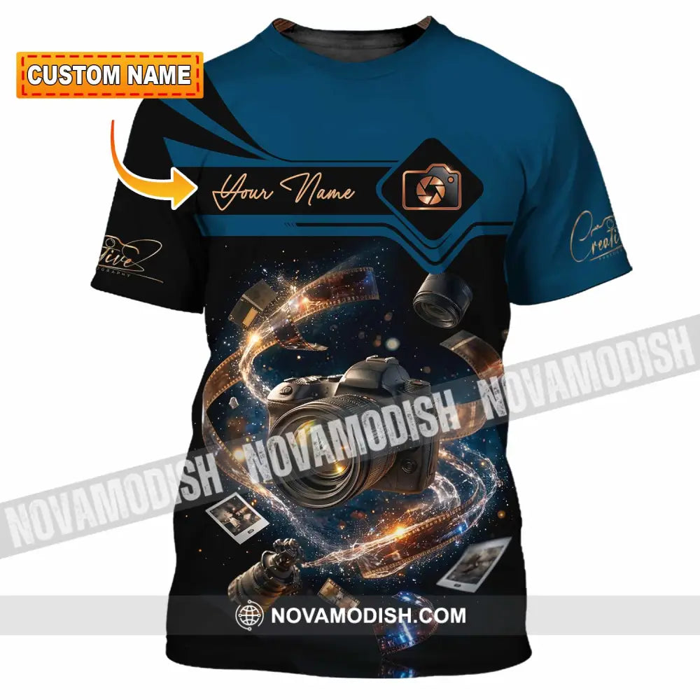 Unisex Shirt - Custom Photographer 3D Shirt - T-shirt