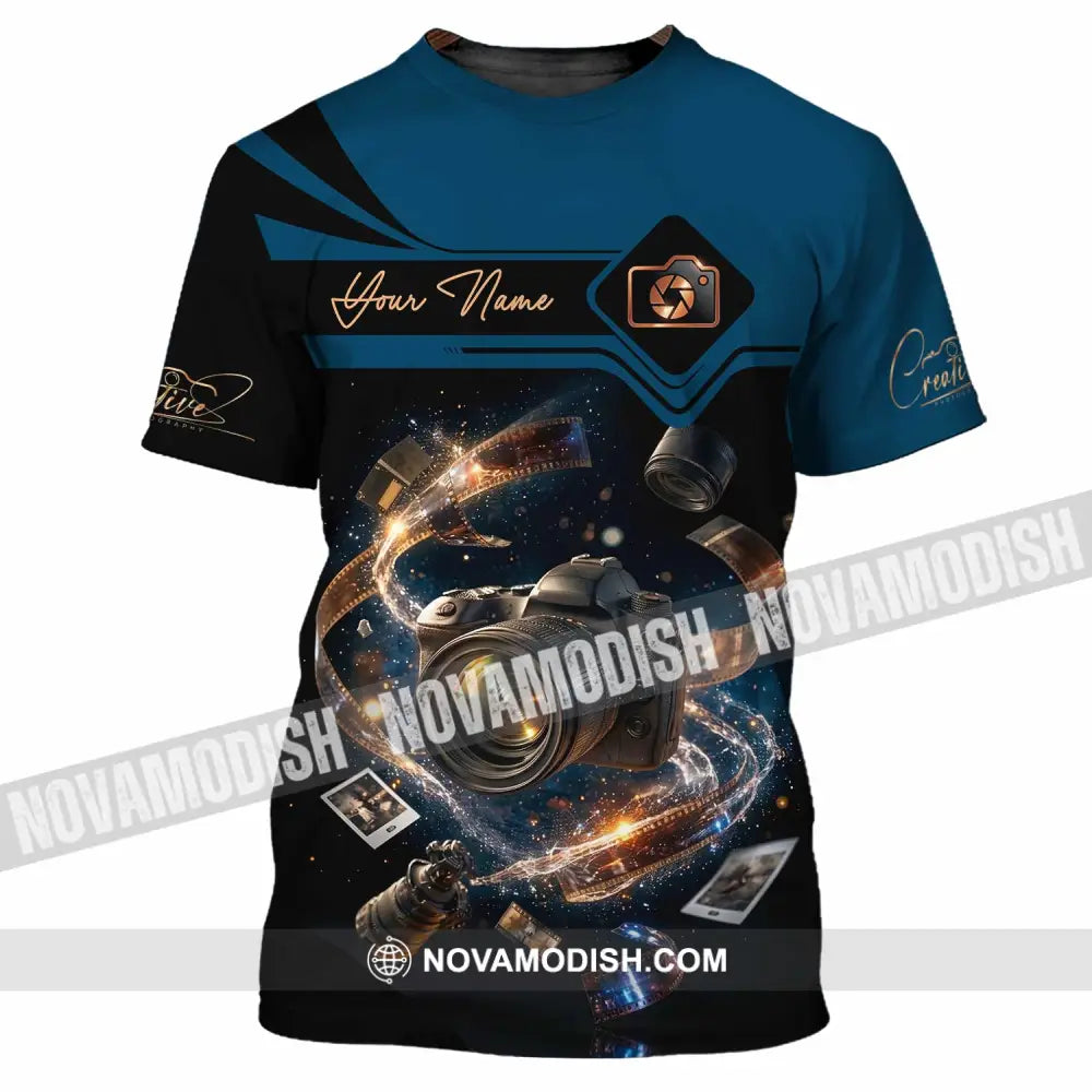 Unisex Shirt - Custom Photographer 3D Shirt - T-Shirt / S - T-shirt