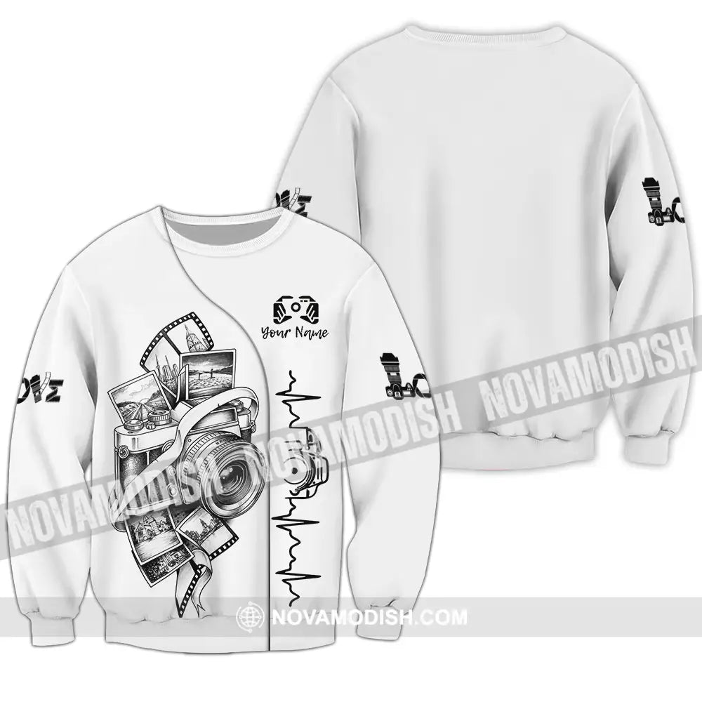 Unisex Shirt - Custom Photographer Shirt - Long Sleeve / S - T-shirt