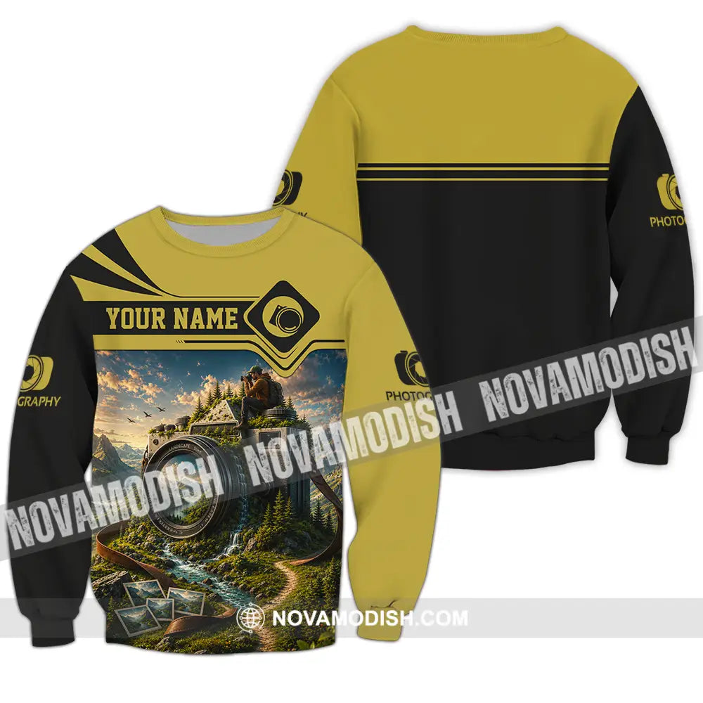 Unisex Shirt - Custom Photographer Shirt - Long Sleeve / S - T-shirt