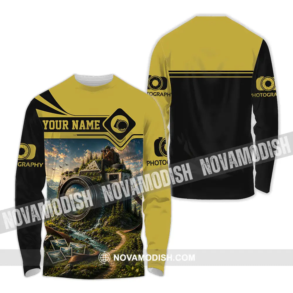 Unisex Shirt - Custom Photographer Shirt - Long Sleeve Shirt / S - T-shirt