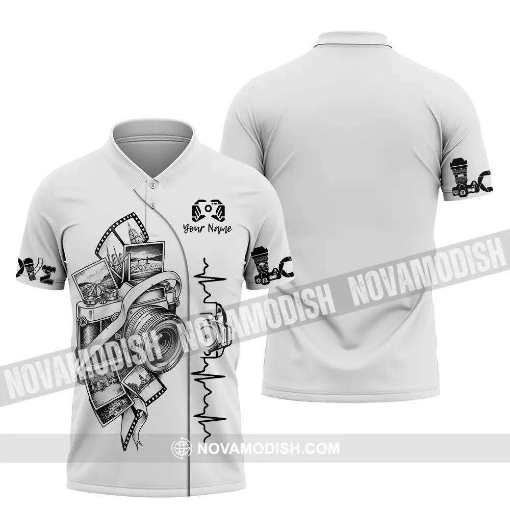 Unisex Shirt - Custom Photographer Shirt - Polo Shirt / S - T-shirt