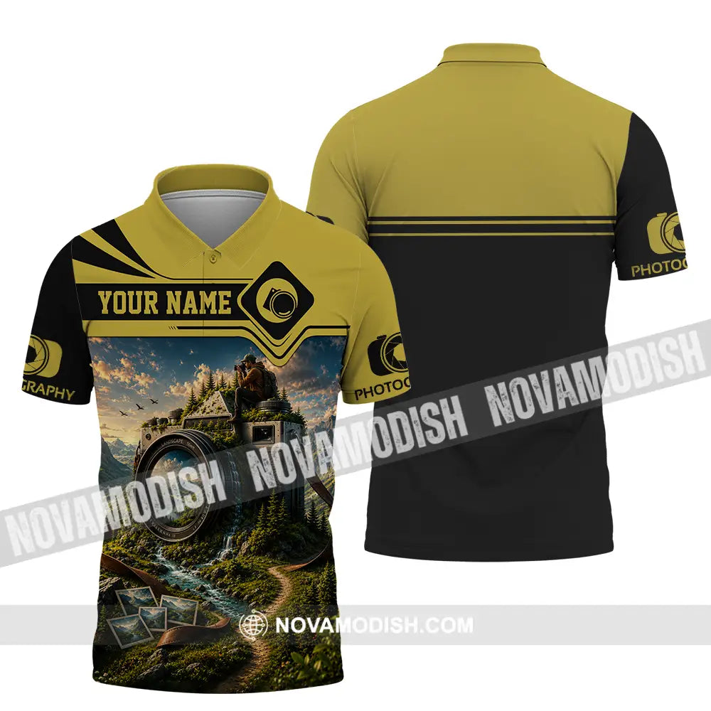 Unisex Shirt - Custom Photographer Shirt - Polo Shirt / S - T-shirt
